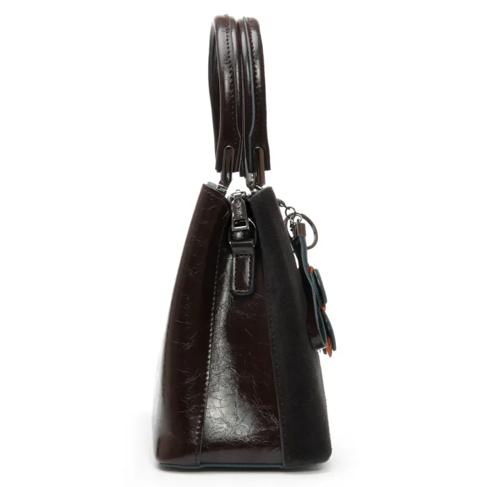 Сумка Женская Классическая замш ALEX RAI 385 brown