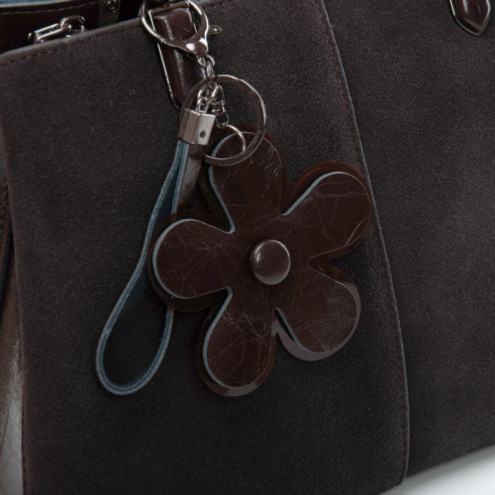 Сумка Женская Классическая замш ALEX RAI 385 brown