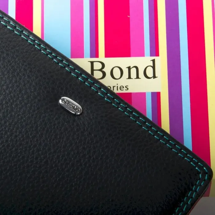 Кошелек Rainbow кожа DR. BOND WRN-2 black