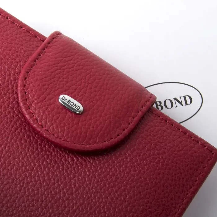 Кошелек Classic кожа DR. BOND WN-6 dark-red