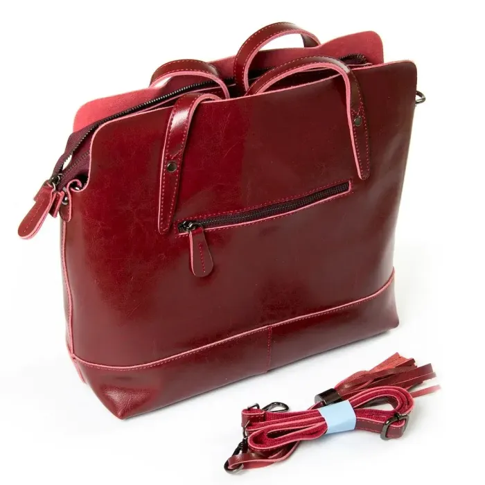 Сумка Женская Классическая кожа Luxeva P76 320 wine