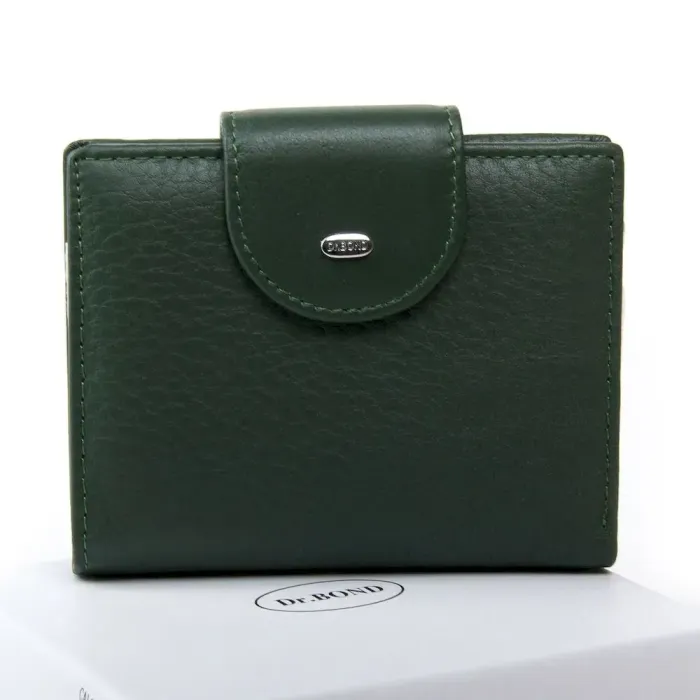 Кошелек Classic кожа DR. BOND WN-6 dark-green