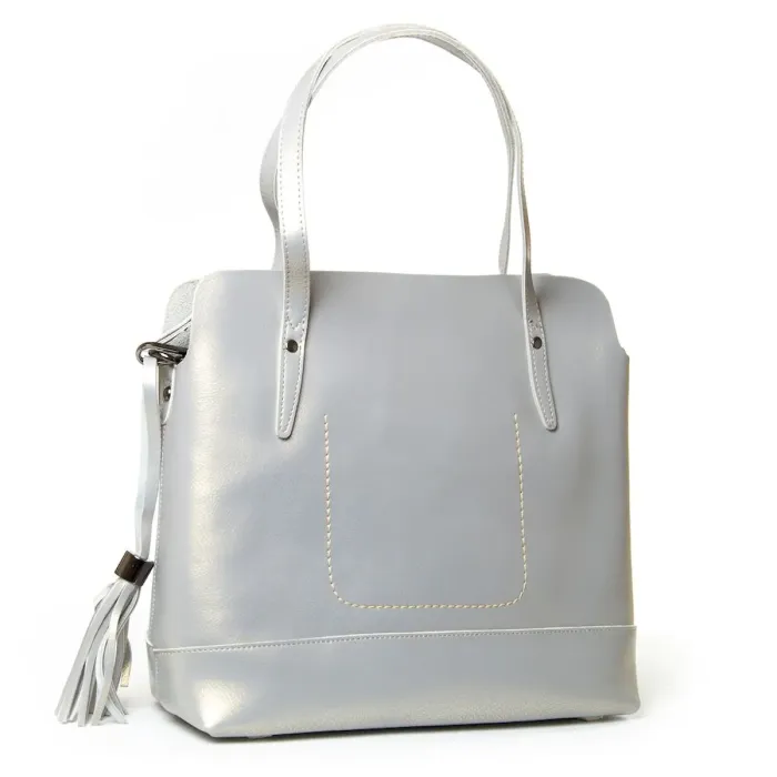 Сумка Жіноча Класична шкіра Luxeva P76 320 bead ash
