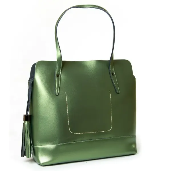 Сумка Жіноча Класична шкіра Luxeva P76 320 bright green
