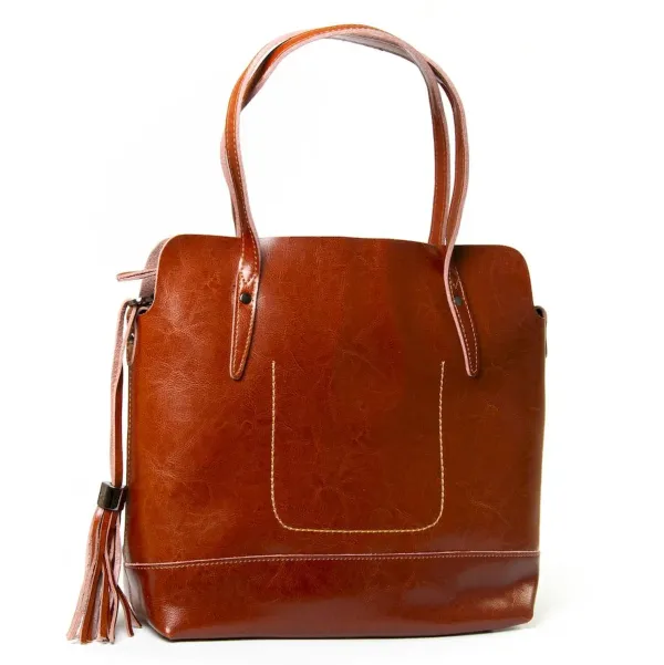 Сумка жіноча Класична шкіра Luxeva P76 320 full skined loess
