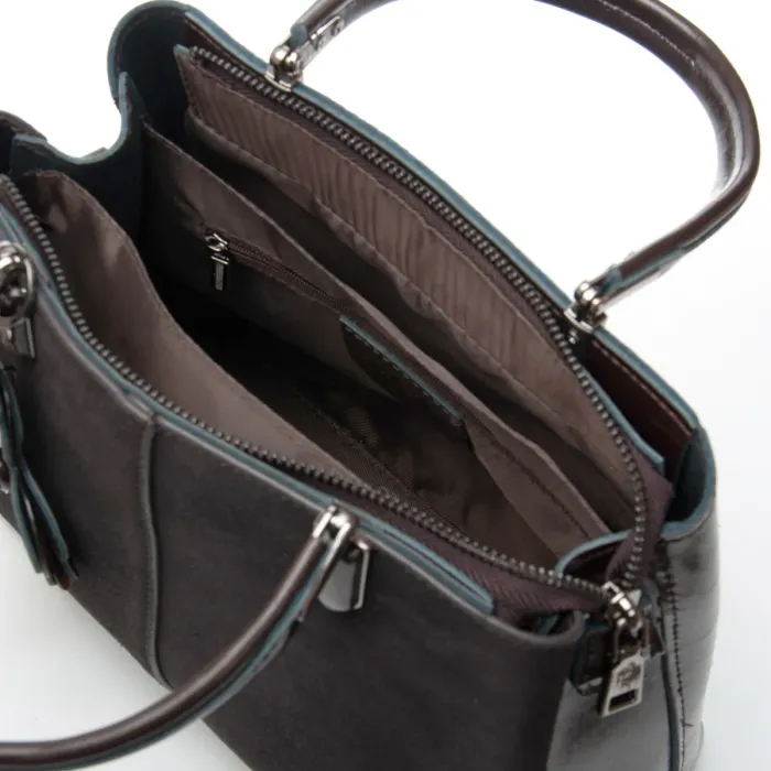 Сумка Женская Классическая замш ALEX RAI 385 brown