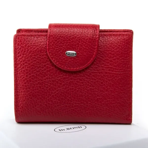 Жіночий гаманець Classic шкіряний Dr.Bond WN-6 red