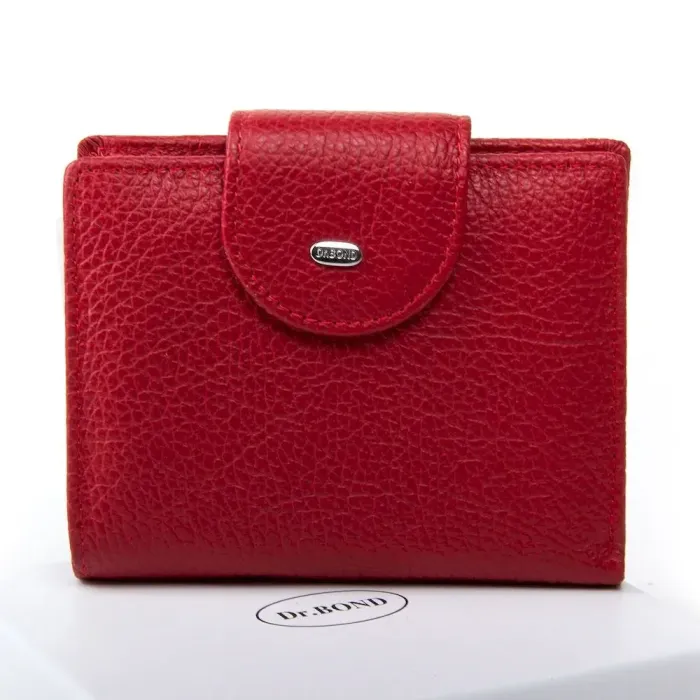 Жіночий гаманець Classic шкіряний Dr.Bond WN-6 red