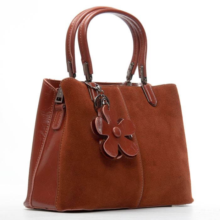 Сумка Женская Классическая замш ALEX RAI 385 camel