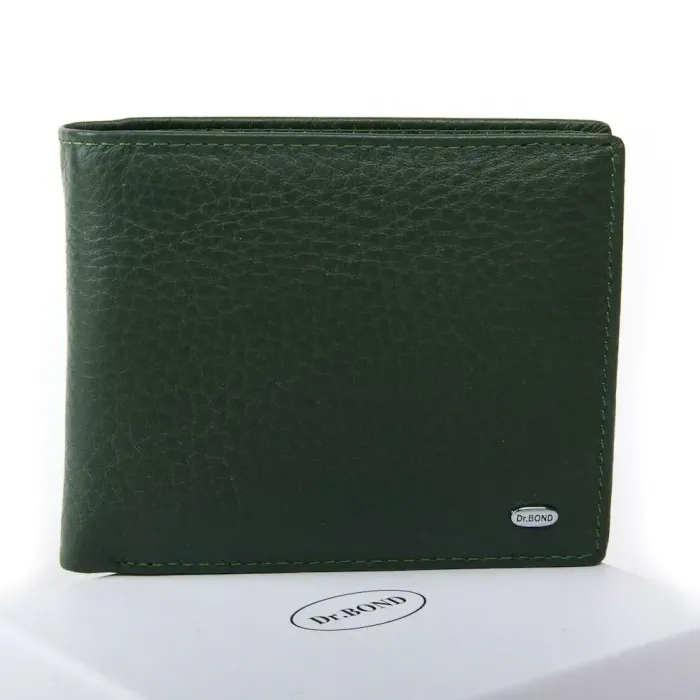 Жіночий гаманець Classic шкіряний Dr.Bond WN-7-1 green