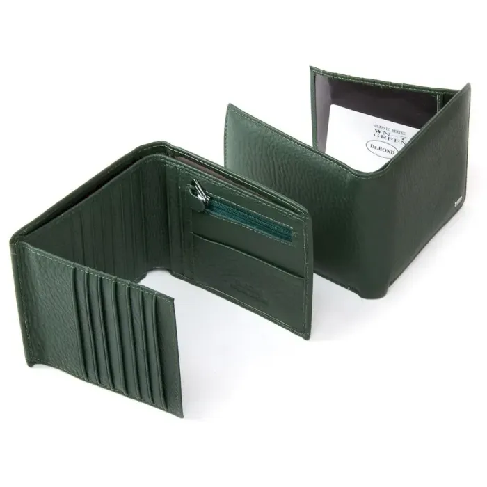 Жіночий гаманець Classic шкіряний Dr.Bond WN-7-1 green