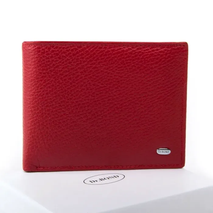 Кошелек Classic кожа DR. BOND WN-7-1 red