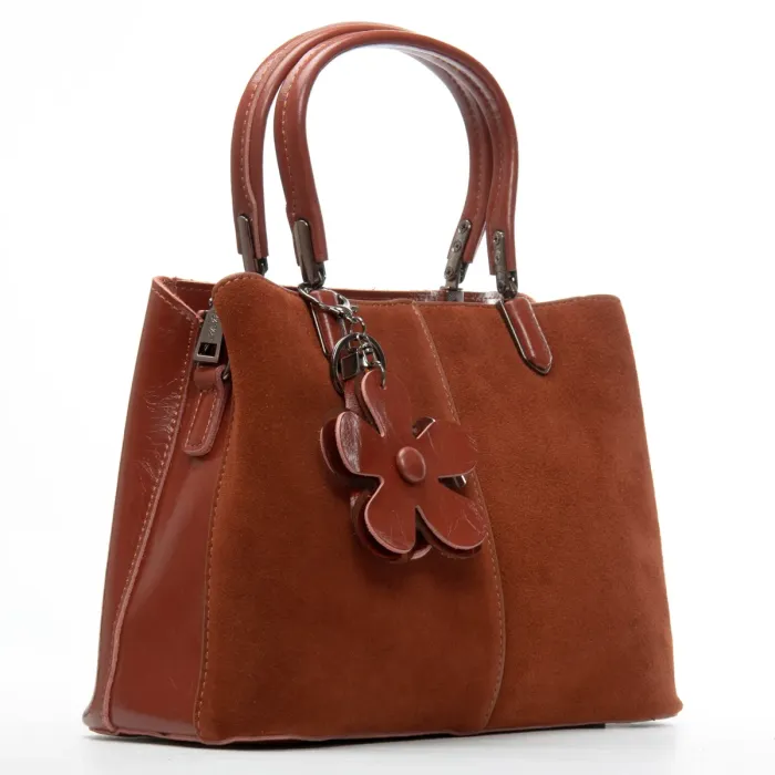 Сумка Женская Классическая замш ALEX RAI 385 camel