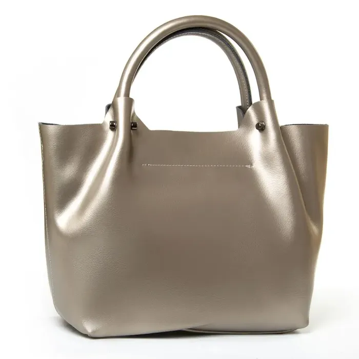 Сумка Жіноча Класична шкіра Luxeva P46 8649-2 argenteous