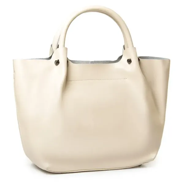 Сумка жіноча Класична шкіра Luxeva P47 8649-2 beige