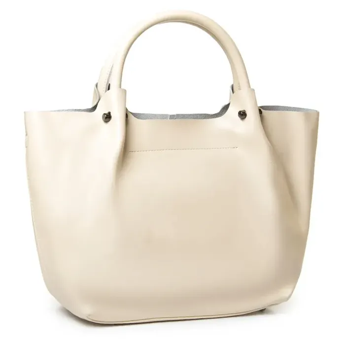 Сумка жіноча Класична шкіра Luxeva P46 8649-2 beige