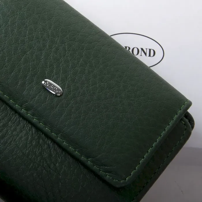Жіночий гаманець Classic шкіряний Dr.Bond WN-1 dark-green