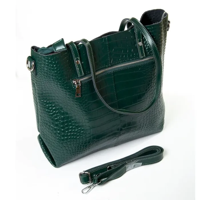 Сумка Женская Классическая кожа Luxeva P90 8902-1 green