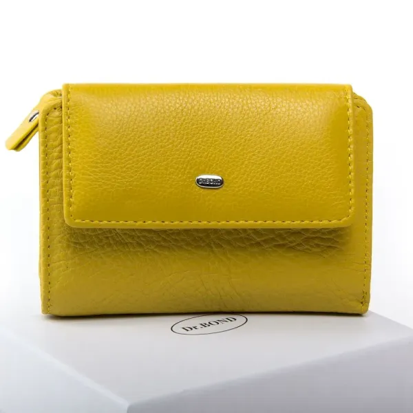 Жіночий гаманець Classic шкіряний Dr.Bond WN-1 yellow