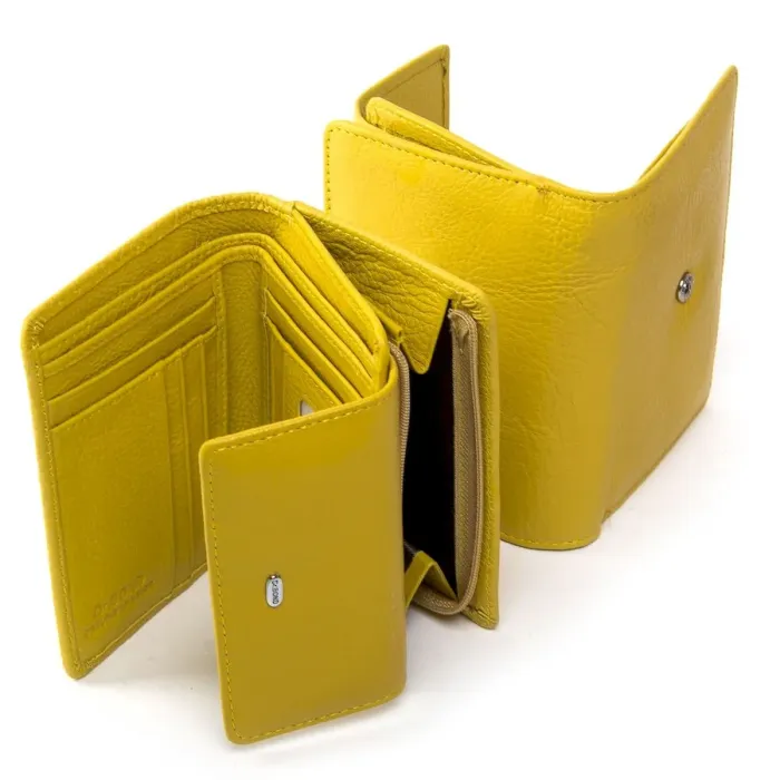 Жіночий гаманець Classic шкіряний Dr.Bond WN-1 yellow
