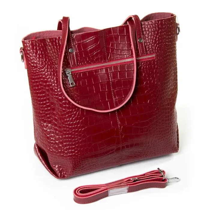 Сумка Женская Классическая кожа Luxeva P90 8902-1 red