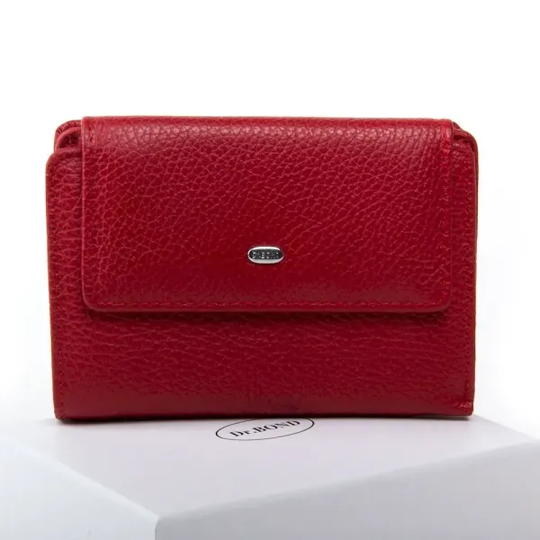 Жіночий гаманець Classic шкіряний Dr.Bond WN-1 red