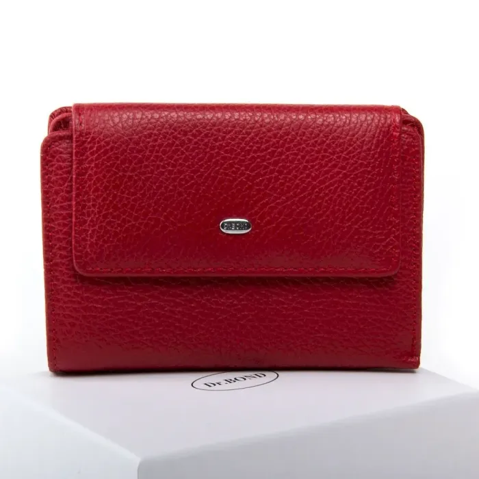 Жіночий гаманець Classic шкіряний Dr.Bond WN-1 red