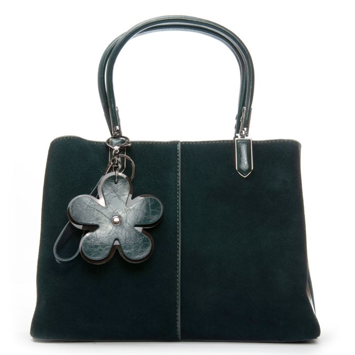 Сумка Женская Классическая замш ALEX RAI 385 green