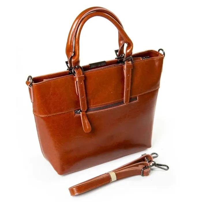 Сумка Женская Классическая кожа Luxeva P48 8644 yellowish