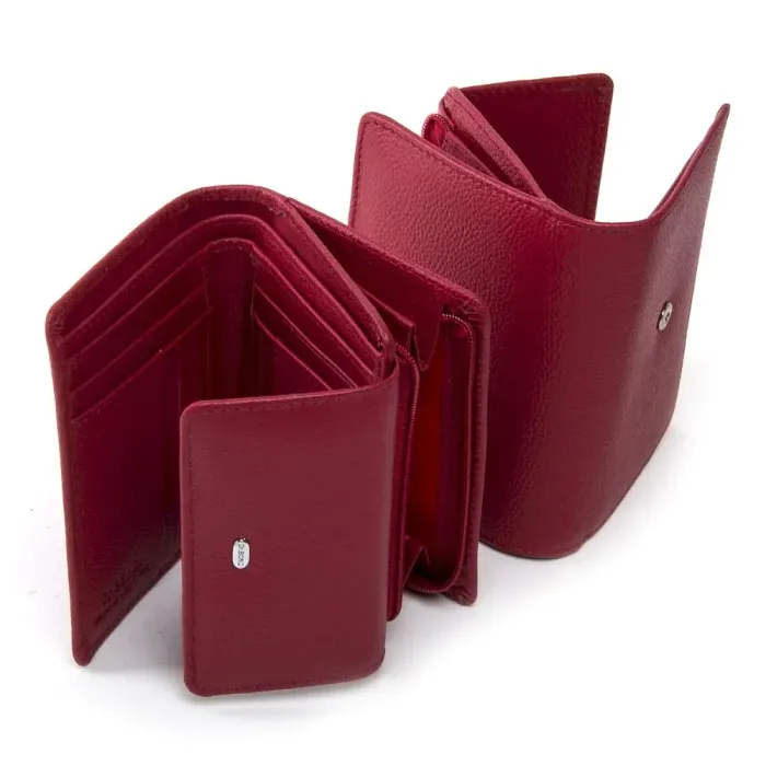 Гаманець Classic шкіра DR. BOND WN-1 dark-red