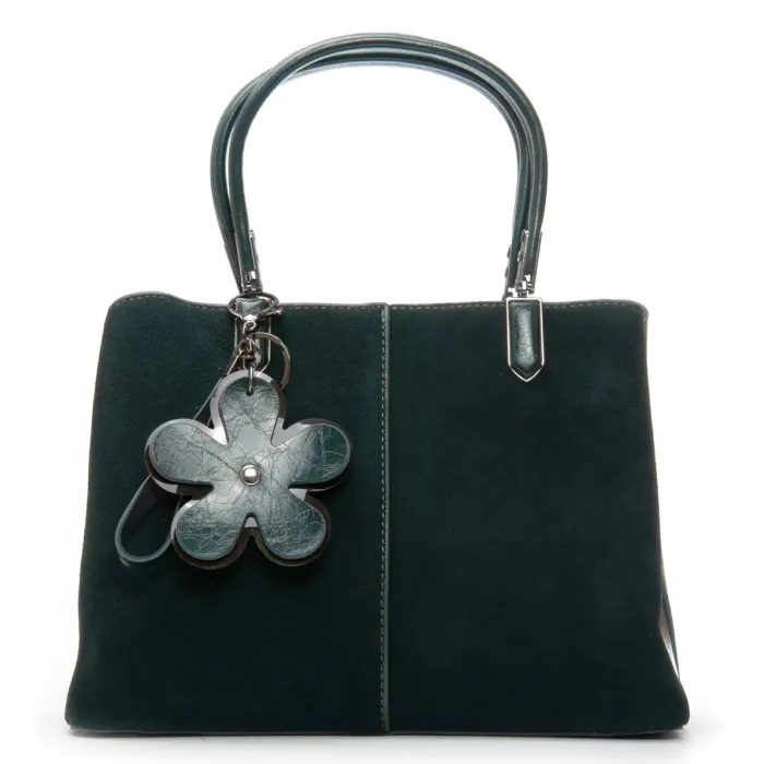Сумка Женская Классическая замш ALEX RAI 385 green