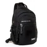Сумка чоловіча на плече нейлон Lanpad 83012 black