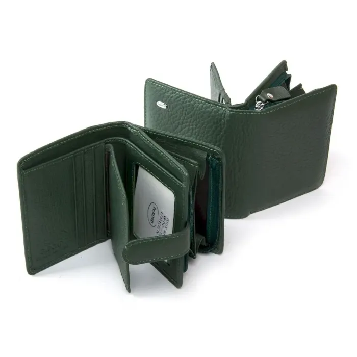 Кошелек Classic кожа DR. BOND WN-2 dark-green