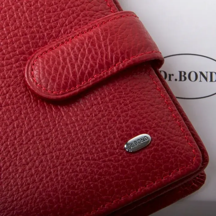 Кошелек Classic кожа DR. BOND WN-2 red