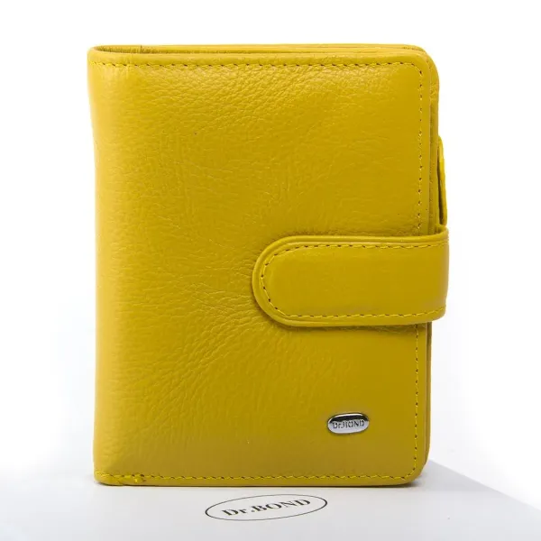 Жіночий гаманець Classic шкіряний Dr.Bond WN-2 yellow