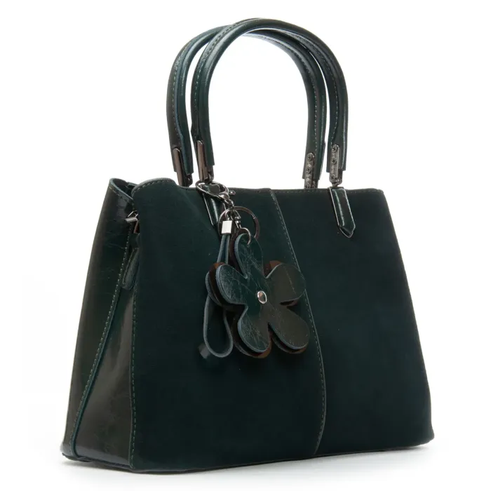 Сумка Женская Классическая замш ALEX RAI 385 green