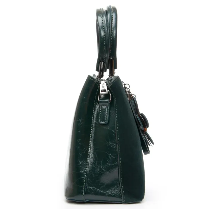 Сумка Женская Классическая замш ALEX RAI 385 green