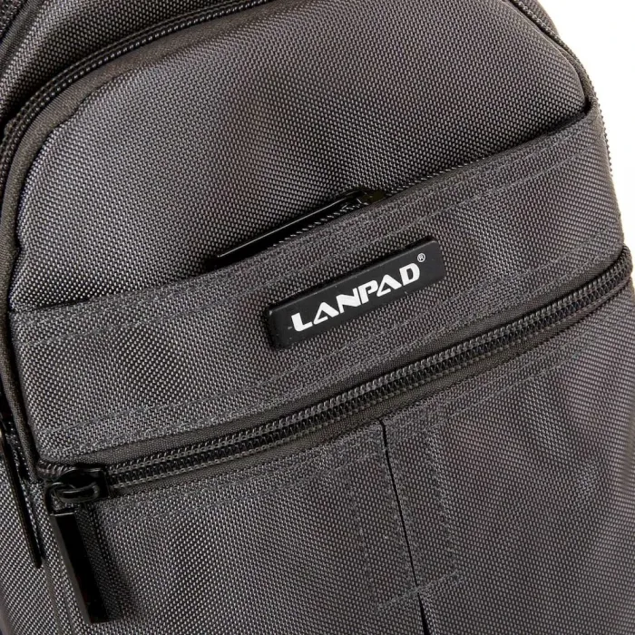 Сумка Мужская На Плечо нейлон Lanpad 3766 grey