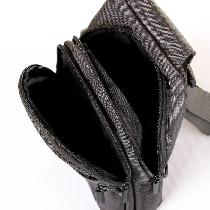 Сумка Мужская На Плечо нейлон Lanpad 3766 grey