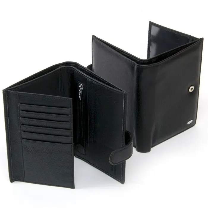 Чоловічий гаманець Classic шкіряний Dr.Bond MS-38 black