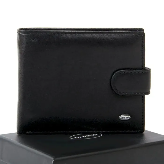 Чоловічий гаманець Classic шкіряний Dr.Bond MS-36 black
