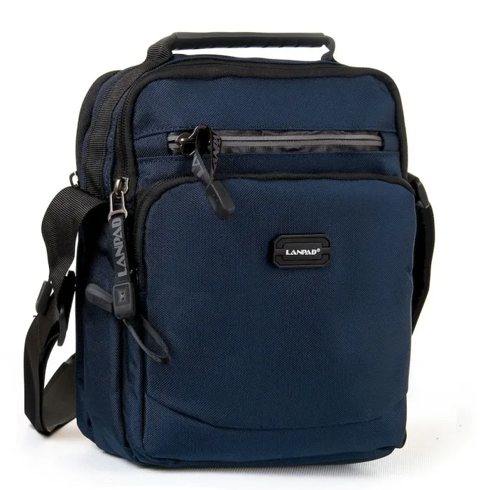 Сумка чоловіча Планшет нейлон Lanpad 82027 blue