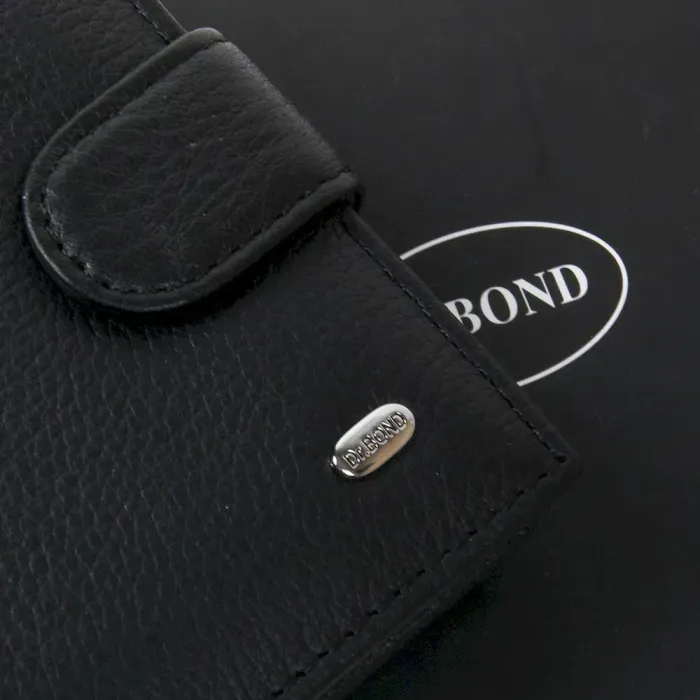 Чоловічий гаманець Classic шкіряний Dr.Bond MS-39 black