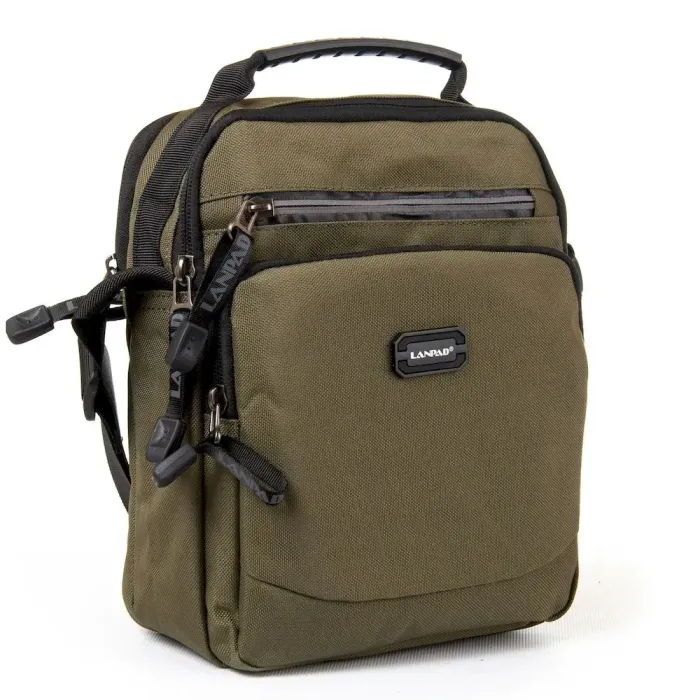 Сумка чоловіча Планшет нейлон Lanpad 82027 green