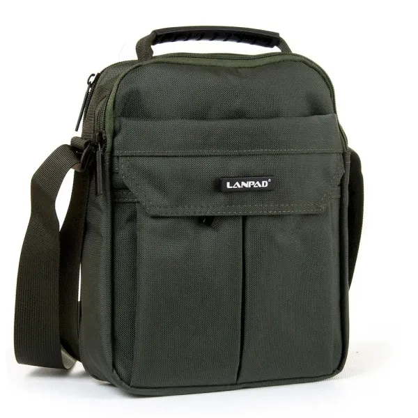 Сумка чоловіча Планшет нейлон Lanpad 3768 green