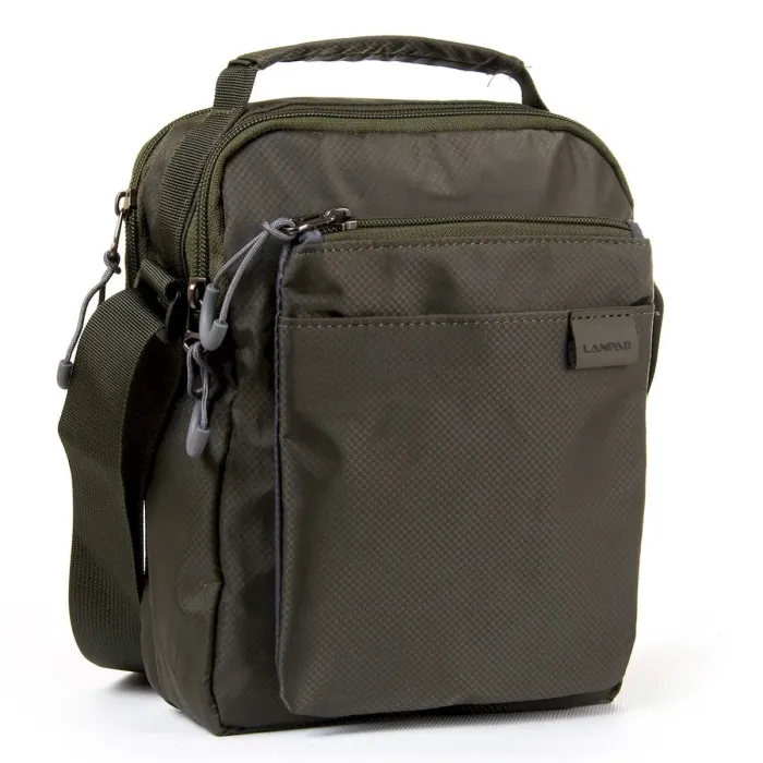 Сумка чоловіча Планшет нейлон Lanpad 53219 green