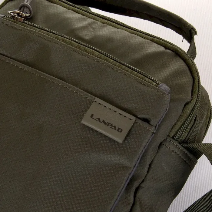 Сумка чоловіча Планшет нейлон Lanpad 53219 green