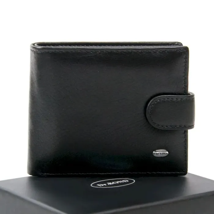 Чоловічий гаманець Classic шкіряний Dr.Bond MS-29 black