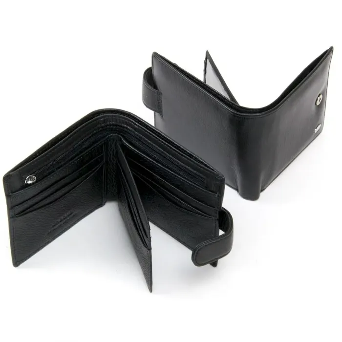 Чоловічий гаманець Classic шкіряний Dr.Bond MS-29 black