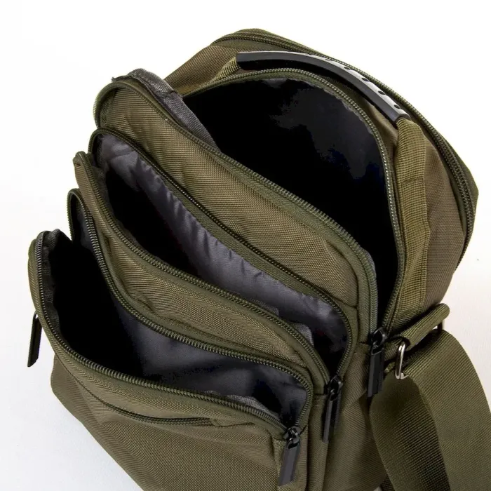 Сумка чоловіча Планшет нейлон Lanpad 98910 green